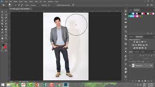 Photoshop  Background Eraser Tool [upl. by Assillem]