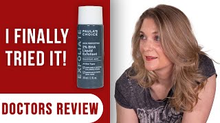 Paulas Choice Skin Perfecting 2 BHA Liquid Exfoliant  Finally  Doctors Review [upl. by Francois]