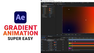 After Effects Gradient Animation  After Effects Moving Gradient [upl. by Marlin]