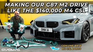 Making our G87 M2 drive like an M4 CSL  Hardware  Software  Alignment [upl. by Elrahc]