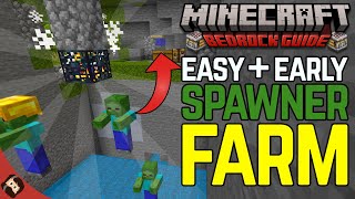 How Mob Spawner Farms Work 121  Minecraft Bedrock Guide 121 Ep4 [upl. by Neumann]