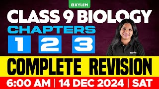 Class 9 Christmas Exam  Biology  Chapter 123  Complete Revision  Xylem Class 9 [upl. by Akaya]