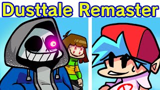 Friday Night Funkin Vs Dusttale Remastered  Cutscenes FNF Mod Undertale GENOCIDEPACIFIST Ending [upl. by Levey359]