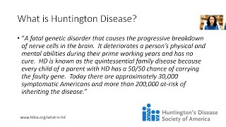 An Introduction to Huntingtons Disease [upl. by Atel]