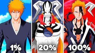 Top 10 Ichigos STRONGEST Forms In Bleach secret forms [upl. by Anilam]