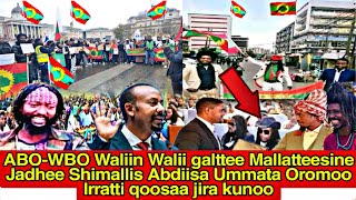 Waligaltee Sobaa Shimallis Abdiisa Ummata Oromoo sobuuf Taasise Guyyaa Haraa [upl. by Say]