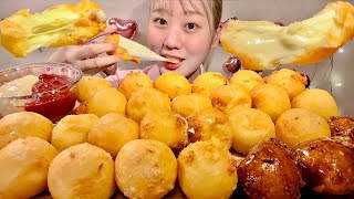 ASMR Fried Cheese Ball【Mukbang Eating Sounds】【English subtitles】 [upl. by Jacqueline453]