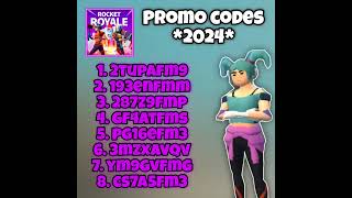 Rocket Royale PROMO CODES 2024 promocodes rocketroyale [upl. by Bierman]