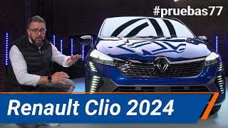 Renault Clio 2024  Primeras impresiones  km77com [upl. by Eleahcim554]