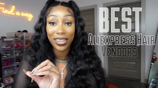 BEST ALIEXPRESS HAIR VENDORS OF 2023 DEEP WAVE STRAIGHT 40 INCH CLOSURE WIGS AND MORE [upl. by Eveam]