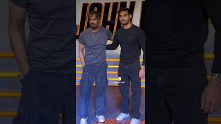 Suniel Shetty With Son Ahan Shetty At quotDisco Dancer The Musical Red Carpetquot shortvideo sunilshetty [upl. by Mit]