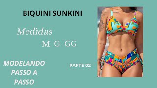 Modelando Biquíni Sunkini Parte 02 [upl. by Aneela]