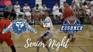 MTA vs Kushner  Senior Night  V Basketball 26 630PM [upl. by Rukna]