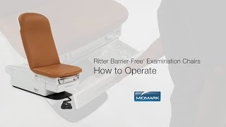 How to Operate Ritter 224225 BarrierFree® Examination Chairs [upl. by Aihtela]