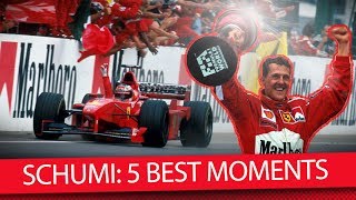 Michael Schumacher Seine 5 besten F1Momente  Formel 1 News [upl. by Eenert]