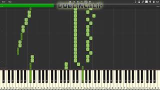 EarthBound  Franky Theme Piano Tutorial Synthesia [upl. by Christabel872]