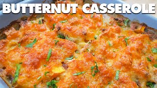 Roasted Butternut Squash Casserole Recipe [upl. by Yanat602]