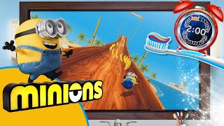 NEW Minions 2 Minute Action Toothbrush timer with Music and toothbrushing guide [upl. by Dlorah]