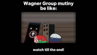 Wagner Mutiny Be Like  Watch Till The End countryballs animation minecraft shorts meme russia [upl. by Niamjneb]