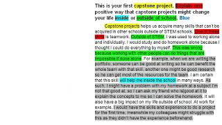 G10 Capstone Journal Rubric 2425  شرح فايل جورنال روبريك لسنة اولى [upl. by Enalda]