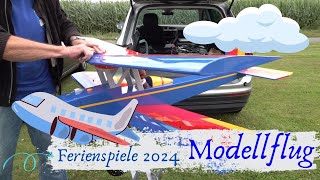 Aktion im Rahmen der Ferienspiele Modellflug [upl. by Ielerol]