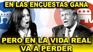 ¡KAMALA ARRASA EN LAS ENCUESTAS TRUMP PIERDE APOYO Y SUS EVENTOS SE VACÍAN [upl. by Zehcnas847]