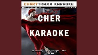 Different Kind of Love Song Karaoke Version In the Style of Cher [upl. by Alison]