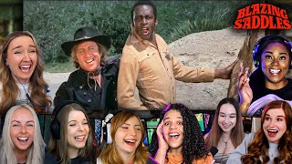 TOP quotWhere the white Women atquot Reactions Blazing Saddles 1974 Movie Reaction First Time Watching [upl. by Arres341]