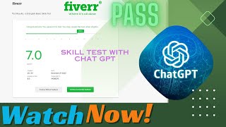 How to Pass Fiverr English Skill Test with the help of Chat GPT [upl. by Shipp366]