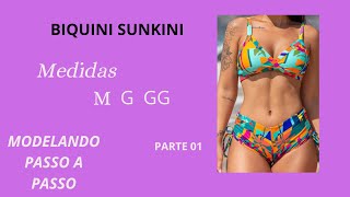 Modelando Biquíni Sunkini Parte 01 [upl. by Ainot]