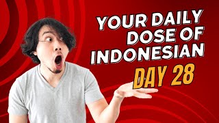 Your daily dose of Indonesian Day 28 [upl. by Albrecht]