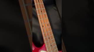 Sadowsky Metro Express 21fret hybrid PJ 4 string bass  Candy Apple Red Metallic [upl. by Anrahs107]