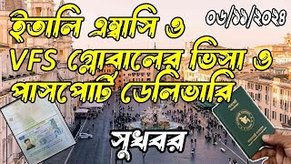 ইতালি এম্বাসি ভিসা দিচ্ছে রিটার্ন পাসপোর্টের থেকে ভাল। ITALY VISA 2024 । SM on the EUROPE [upl. by Elleahcim483]