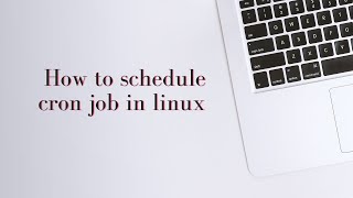 How to schedule cron job in linux [upl. by Ahsikrats]