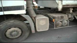 Mercedes 3331 Actros Tipper Lorry in Roscoff France 24 03 12 [upl. by Svoboda793]