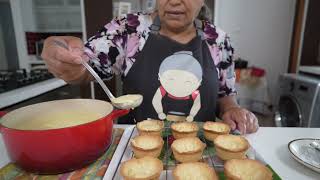 Making lemony custard cups  quick short crust cup filled with lemon custard [upl. by Alessandro]