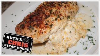 HOW TO MAKE RUTH’S CHRIS STUFFED CHICKEN BREAST [upl. by Jaquith155]