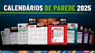 CALENDÁRIO DE PAREDE 2025  Produção e Arquivos [upl. by Ayyn]