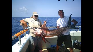 5252020 Gulfstar Fishing Pulley Ridge and Badlands 3 day deep drop Swordfish and Warsaw grouper [upl. by Ihcur]