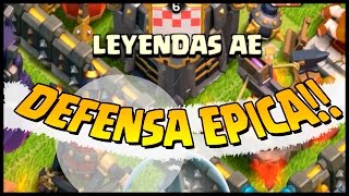 CHINOCR  DEFENSAS EN LEYENDA AE  A por todas con Clash of Clans  Español  CoC [upl. by Sluiter]