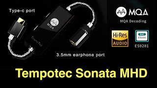 Обзор цапусилителя Tempotec Sonata BHD [upl. by Atikahs]