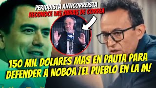 ¿ZURITA EL NUEVO PAUTADO DE NOBOA  PERIODISTA ANTICORREISTA RECONOCE LAS OBRAS DE CORREA [upl. by Moir341]