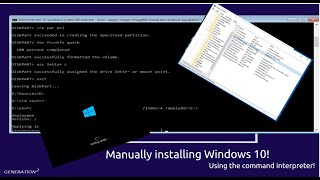 Manually Installing Windows 10 [upl. by Ravaj317]