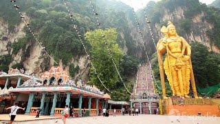 Explore the Batu Caves in Kuala Lumpur Malaysia [upl. by Nnaer]