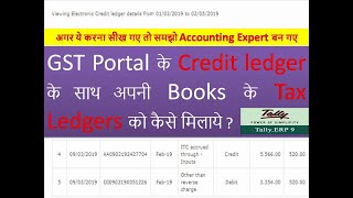 GST INPUT OUTPUT ADJUSTMENT ENTRY IN TALLYGST CREDIT LEDGER ITC RECONCILIATION ENTRY IN TALLY ERP9 [upl. by Fatimah393]