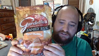 06262024  Food Review Trying Aged Cheddar Gardettos [upl. by Meneau246]