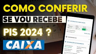 Como conferir se vou ter direito a receber o PIS 2024–Como saber se sou Habilitado ao PIS PASEP [upl. by Sinnylg]