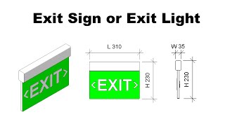 Create Exit Sign or Exit Light Revit Family including 2D Symbol [upl. by Anujra567]