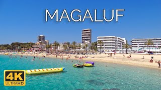 Magaluf Mallorca Spain 🇪🇸  4K Drone Footage [upl. by Marciano]