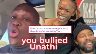 Is Sizwe Dhlomo a bully Why he keeps dragging Vusi Thembekwayo amp his Divorce [upl. by Obocaj]